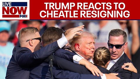 BREAKING: Donald Trump reacts to Secret Service Director Cheatle resigning after almost losing life