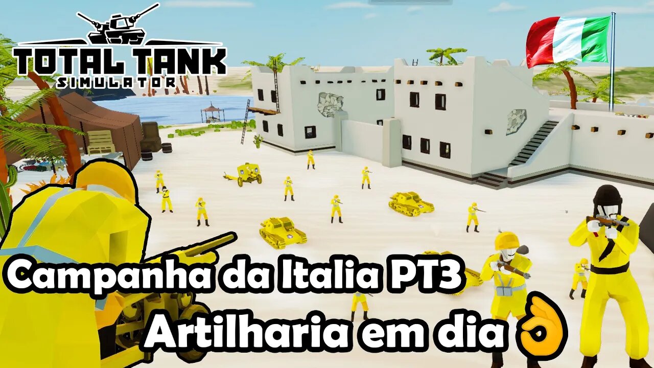 Segundo Ato da Italia (Hard) Novo Total Tank Simulator Gameplay PT BR