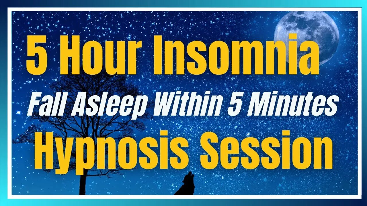 5 Hour Insomnia & Deep Sleep within 5 Minutes Hypnosis Session