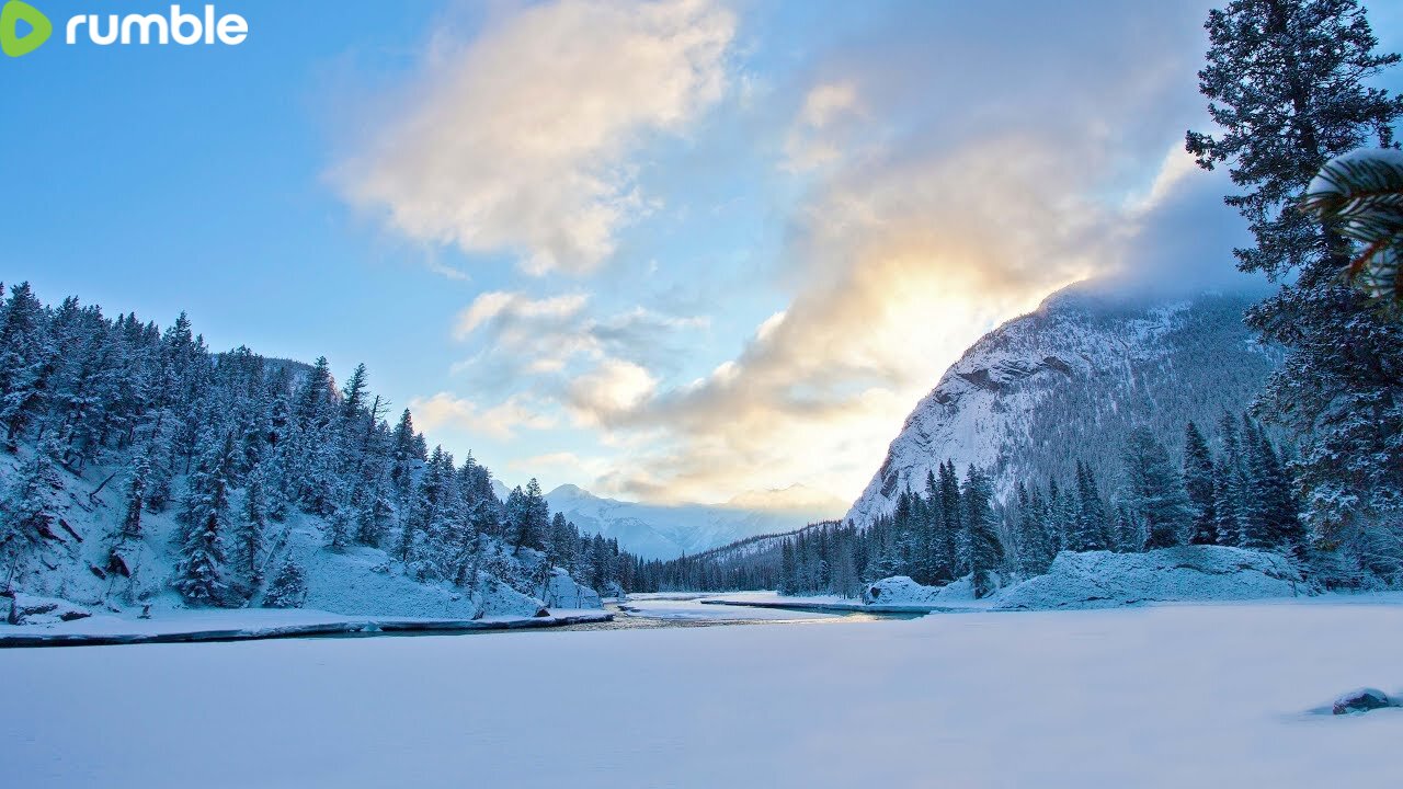 Mountain Snow Nature Sounds for Sleep and Study