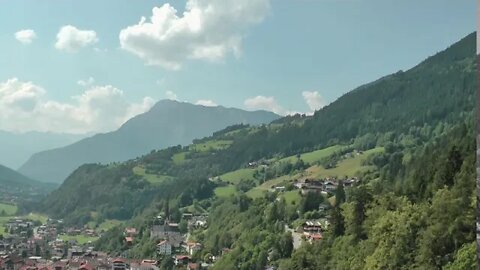 Alps; With lift down towards Ötz, Ötztal