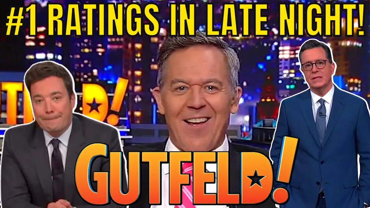 Fox News Host Gutfeld TAKES OVER Late Night TV Ratings! Passes Stephen Colbert for FIRST PLACE!