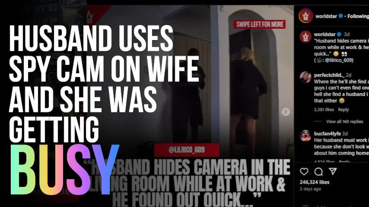 Husband placed hidden camera in home catches wife