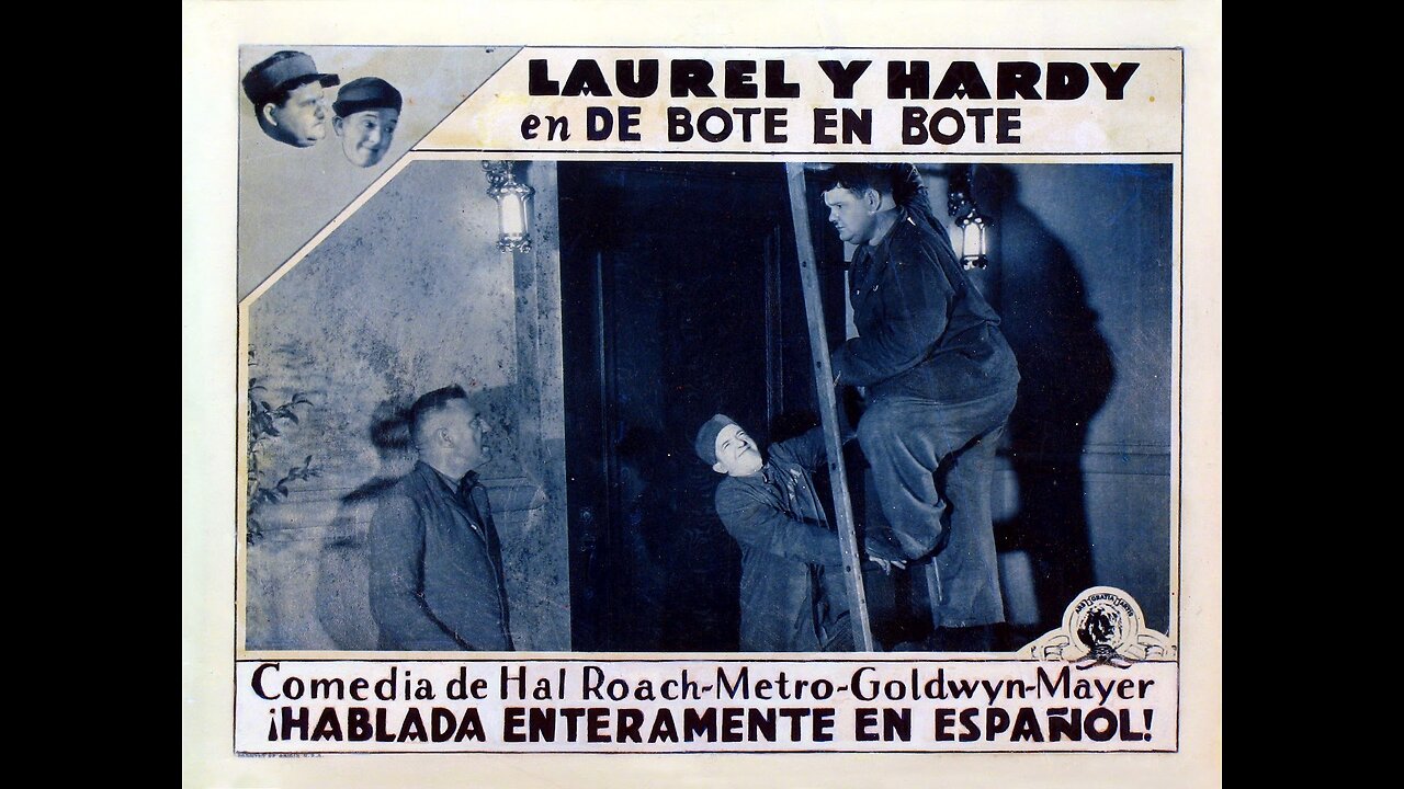 DE BOTE EN BOTE 1930 LAUREL & HARDY