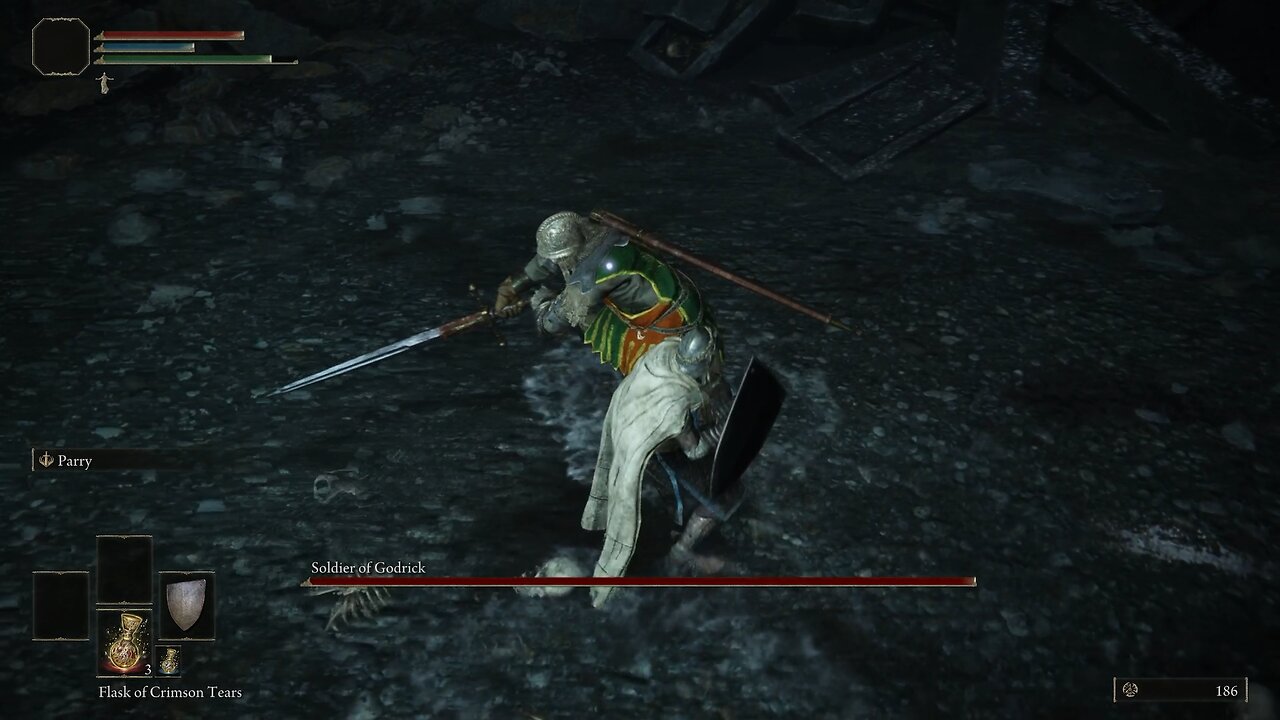 Elden Ring SHIELD ONLY Run | Soldier of Godrick