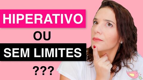 Ele é hiperativo ou mal educado ? A diferença que VOCÊ PRECISA SABER