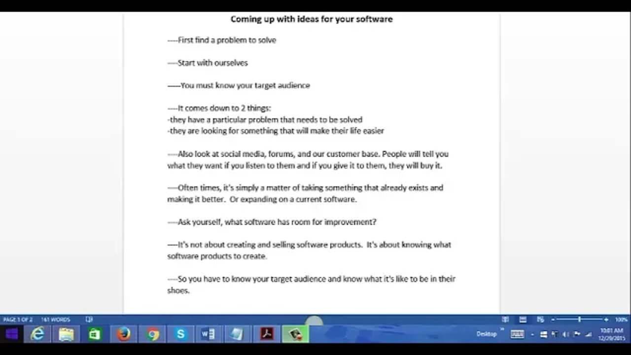 coming with ideas for your software#software And English language Online class And marketing