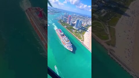 CarnivalHorizon is leaving the Port of Miami and heading out to sea!