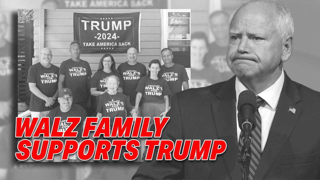 FAMILY MEMBERS OF VP PICK TIM WALZ SHOW SUPPORT FOR DONALD TRUMP!