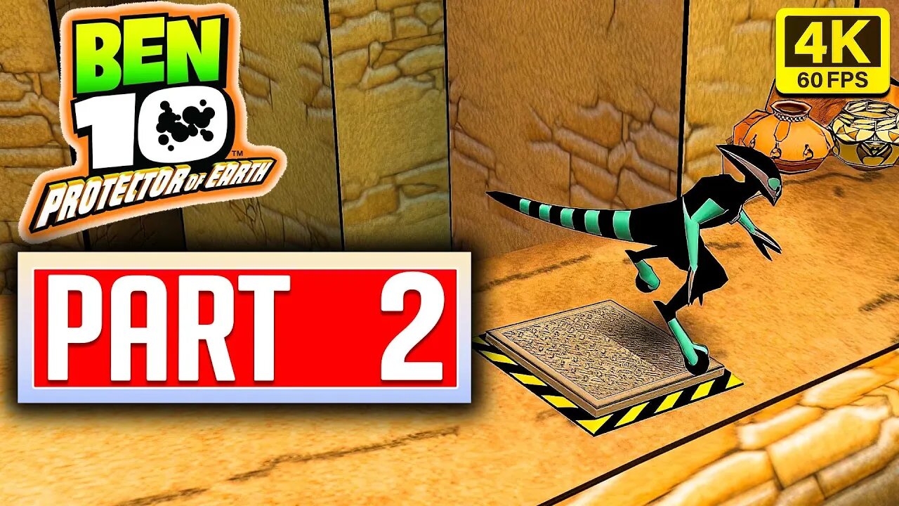 BEN 10 PROTECTOR OF EARTH PS2 Walkthrough PART 2 : Mesa Verde No Commentary [4K 60FPS] (PSP, WII,DS)