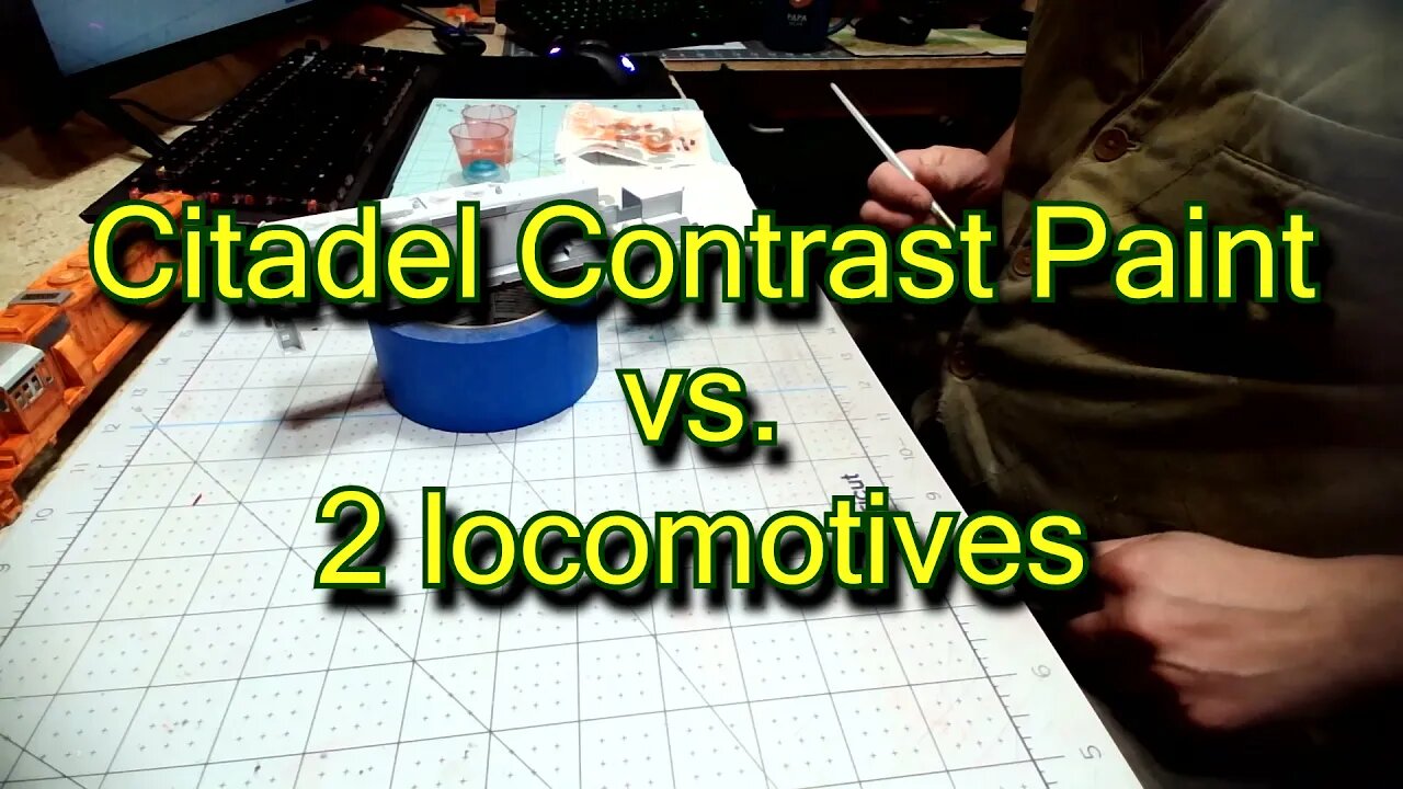 5 locomotives in 30 days part 36 Citadel Contrast Paint vs 2 locomotives