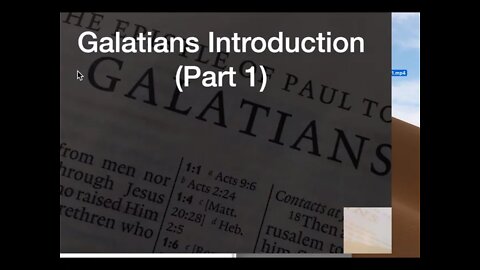 Galatians Intro Part 1