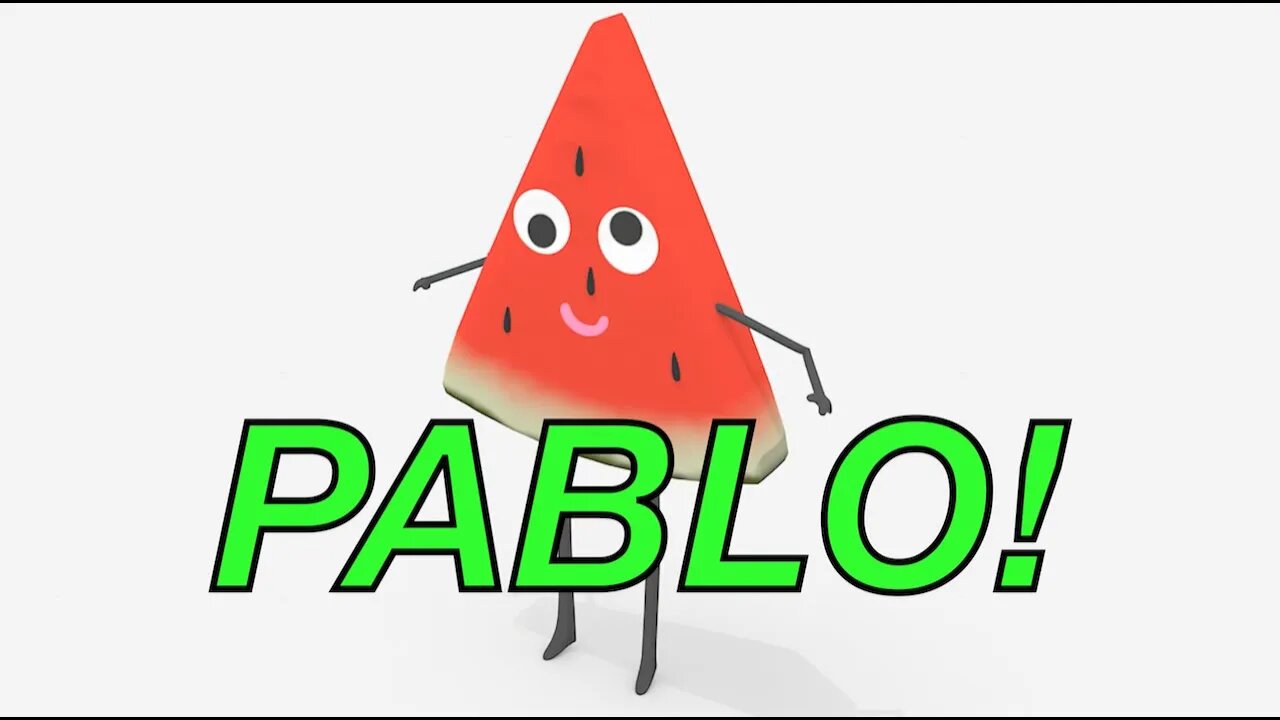 Happy Birthday PABLO! - WATERMELON Birthday Song