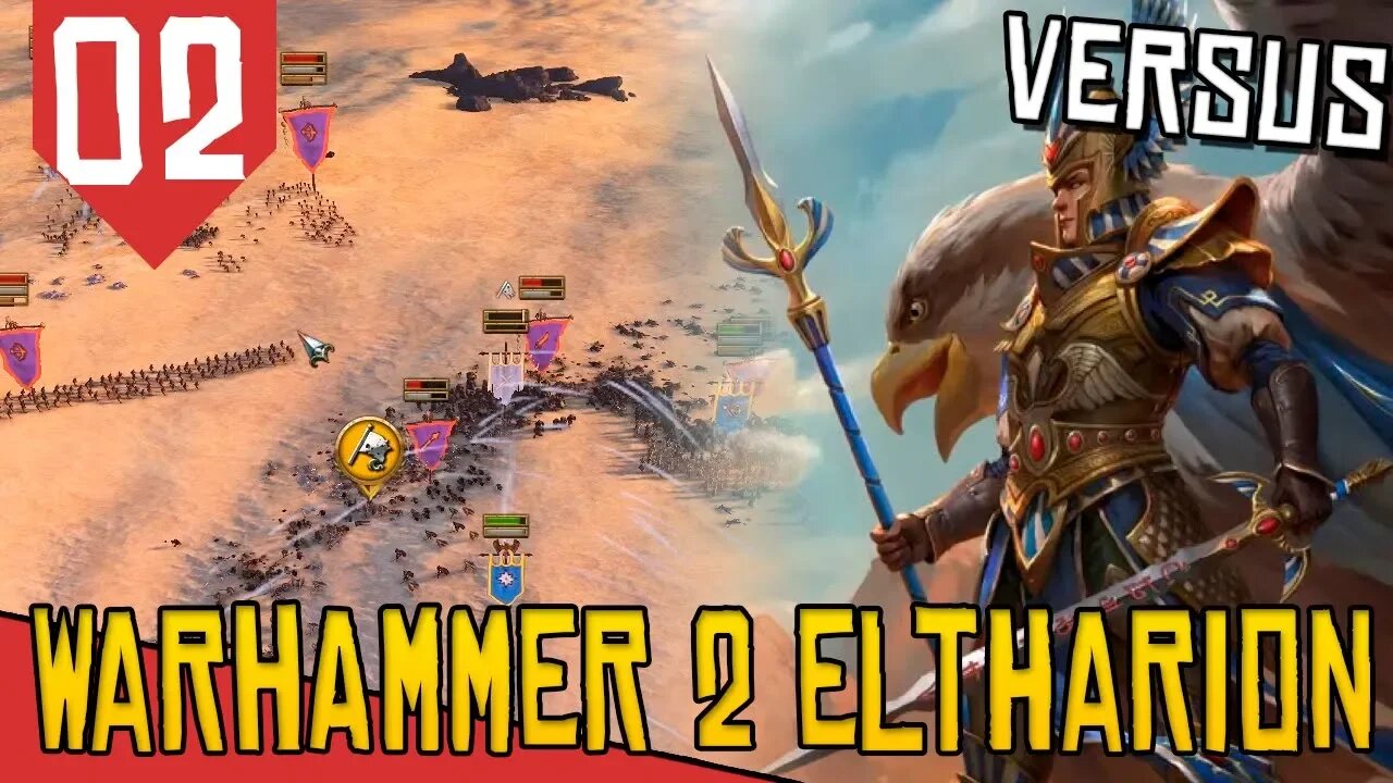 Elfo Fresco pego por Trás - Total War Warhammer 2 Eltharion #02 [Série Gameplay Português PT-BR]