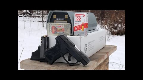 40 grain Aguila Interceptor 22 LR - velocity and reliability shooting test in the Ruger LCP II