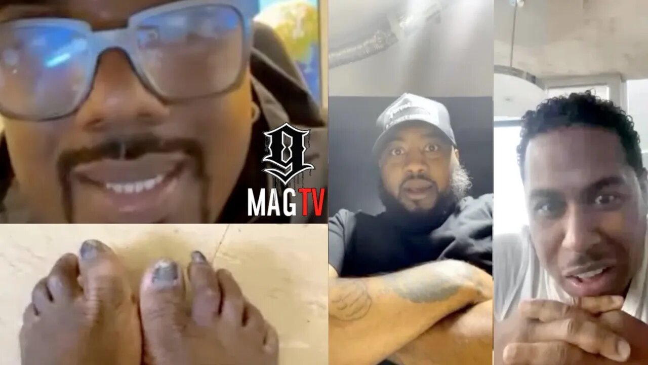 Ray J Gets Queenzflip & Bobby V To Help Wit Maggie's Feet! 🦶🏾