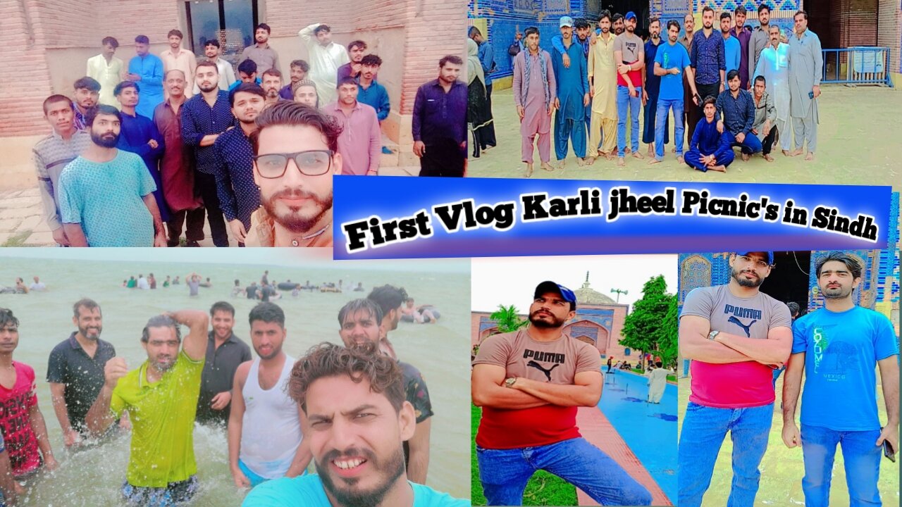 Karli jheel in sindh/first vlog All team Going picnic's/karli jheel dakhain r enjoy karan