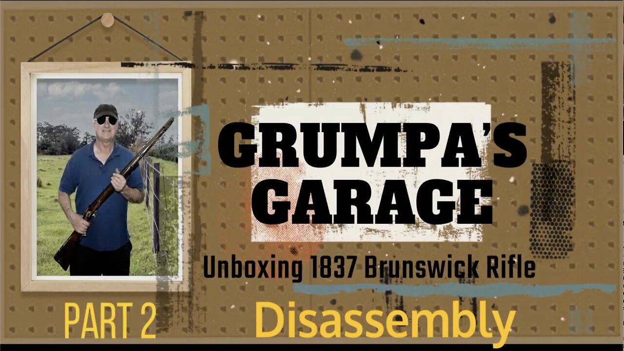 How to disassemble - Untouched P- 1837 Brunswick Two Groove Rifle from IMA