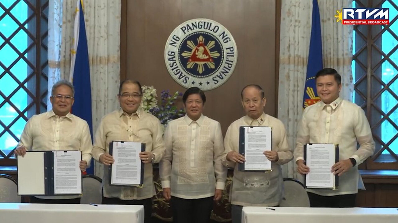 Pres. Marcos witnesses DA-DOJ signing of 'Rise Project'