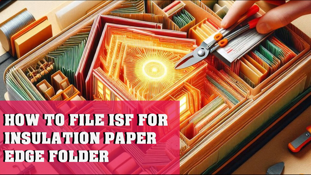 Mastering ISF: Your Essential Guide to Importing Insulation Paper Edge Folders