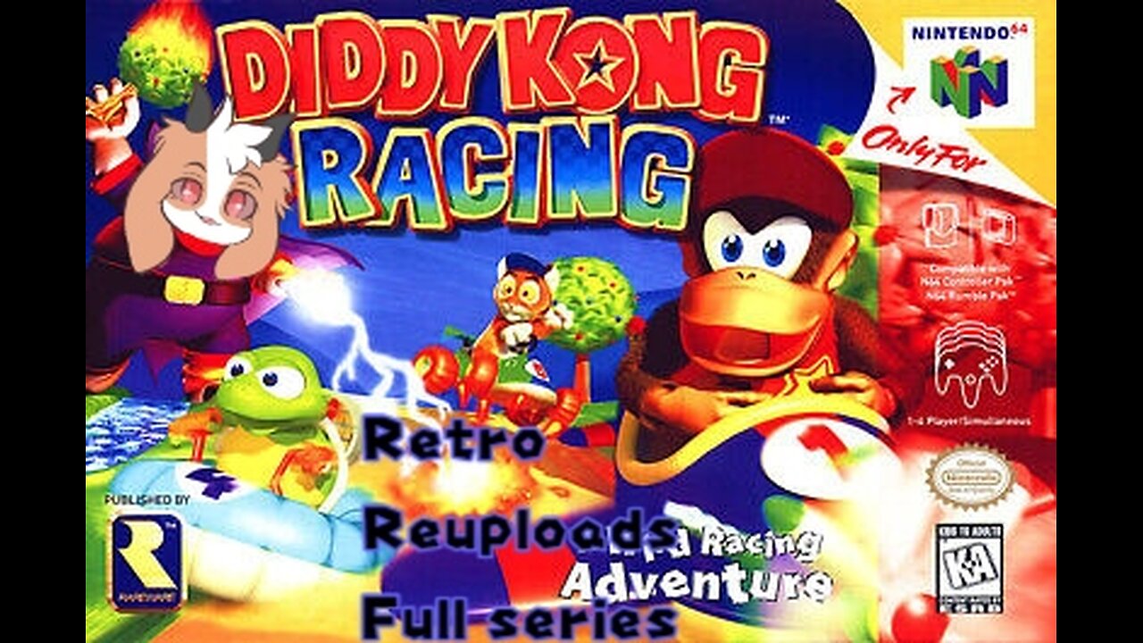 Retro Reuploads: Let's Play Diddy Kong Racing The Movie (Full Series)