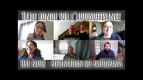 Table ronde sur l'AUTOSUFFISANCE - Introduction des participants #195