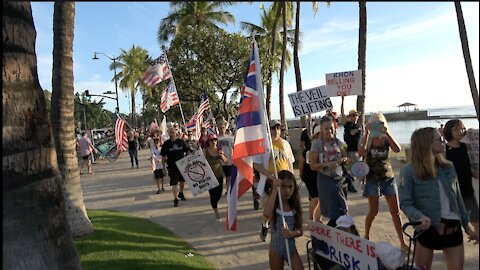 Pt1 Waikiki March for the Keiki (Nov 20, 2021)