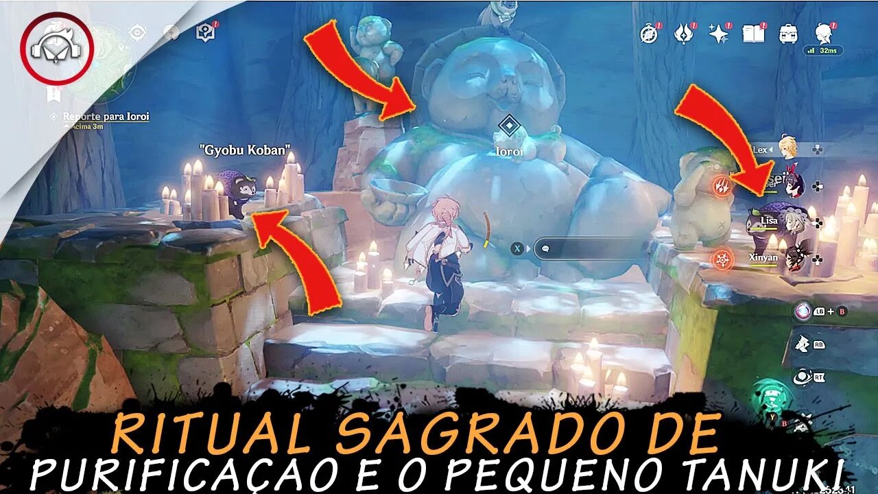 Genshin Impact, Ritual SAGRADO de purificação e o pequeno TANUKI | Super Dica PT-BR