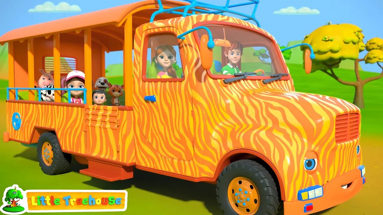 Wheels on the Bus Jungle Safari + More Nursery Rhymes & Baby Songs