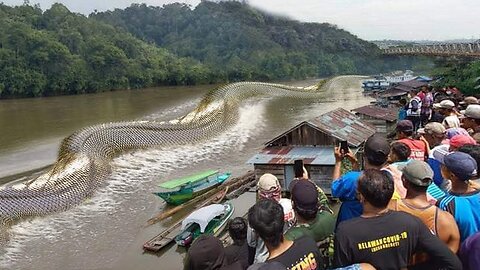 Giant Anaconda World's longest snake found in Amazon River 😱