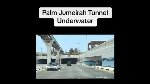 Palm Jumeirah Tunnel underwater