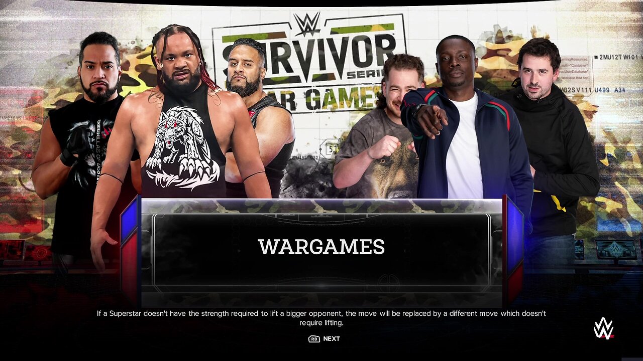 WWE 2k24 3vs3Wargames New Bloodline vs Co Hosts