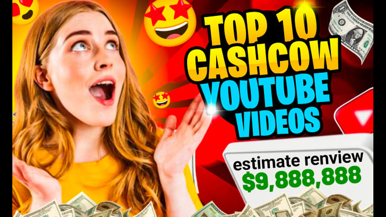 I will create youtube top 10 cash cow faceless videos and automated cash cow videos