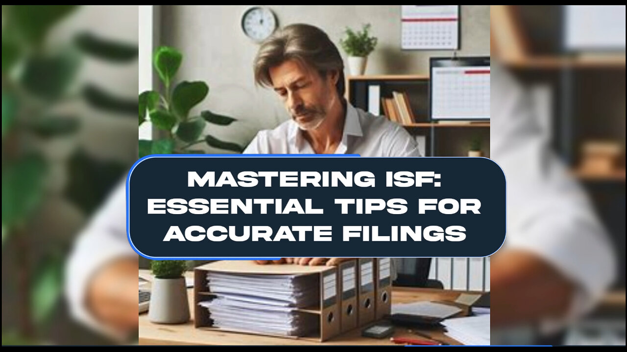 Title: Mastering ISF Accuracy: Best Practices for Customs Compliance