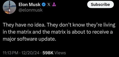 Humans Are Due A Major "SOFTWARE UPDATE" - Elon Musk?