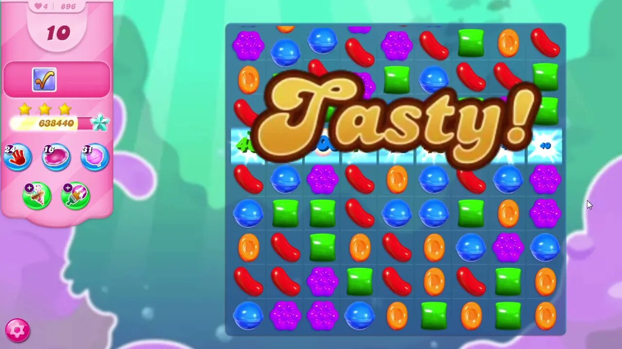 Candy Crush Saga Level 896