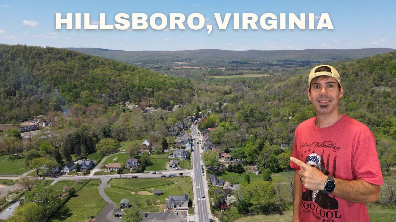 Walk thru Historic HILLSBORO, VIRGINIA (Loudoun County)