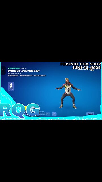 “NEW” GROOVE DESTROYER ICON EMOTE IS HERE! FORTNITE ITEM SHOP (June 14, 2024)