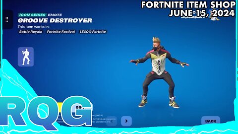 “NEW” GROOVE DESTROYER ICON EMOTE IS HERE! FORTNITE ITEM SHOP (June 14, 2024)