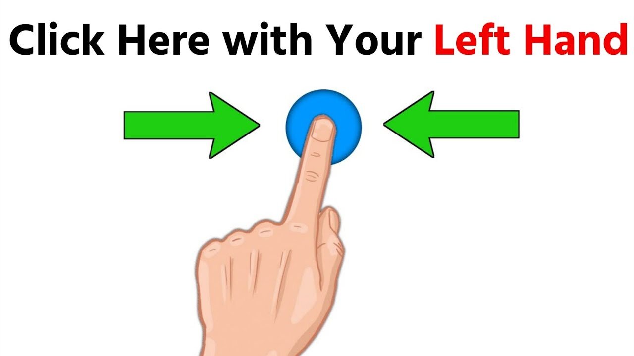 Click This Video Only with Your Left Hand! 😱