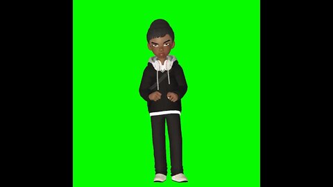 Vídeo de Animação - Avatar pare - Chroma Key - Green Screen