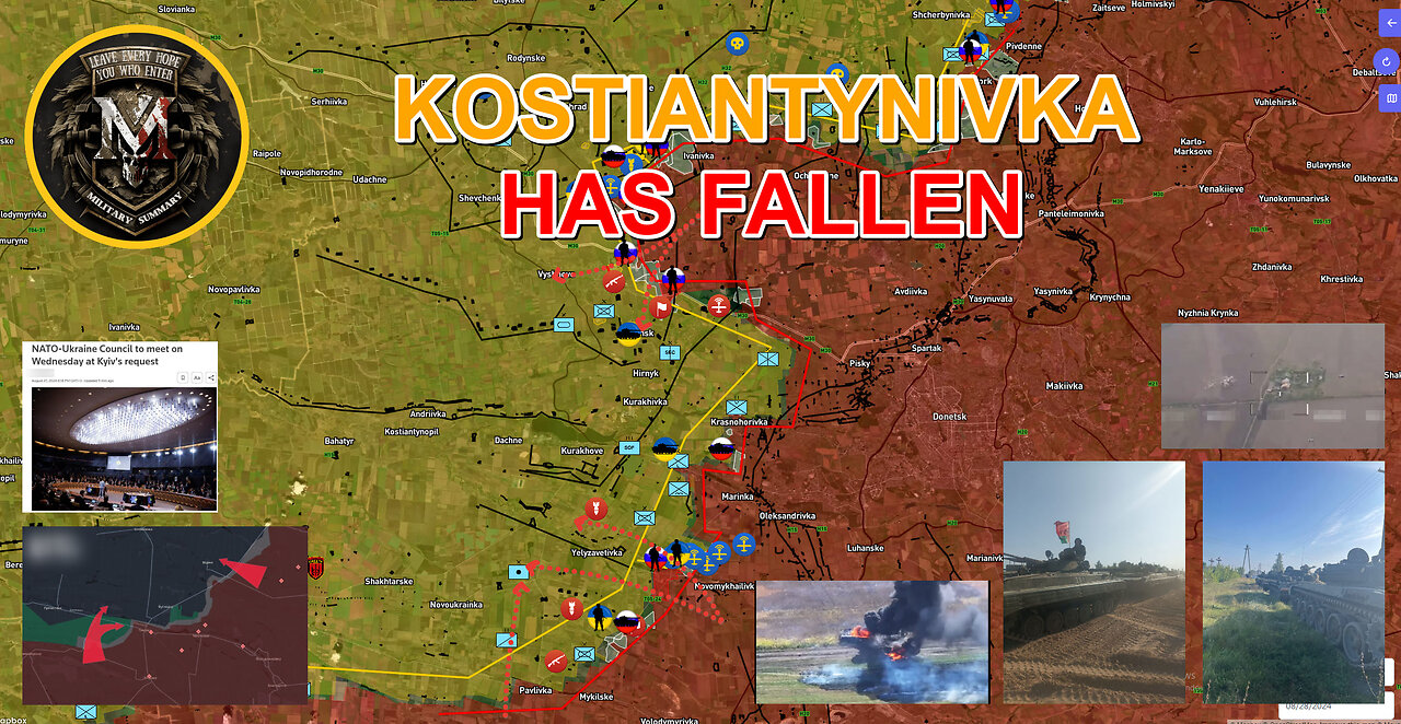 Memryk Has Fallen🔥Russians Are Steamrolling Ukrainian Positions⚔️Military Summary For 2024.08.28