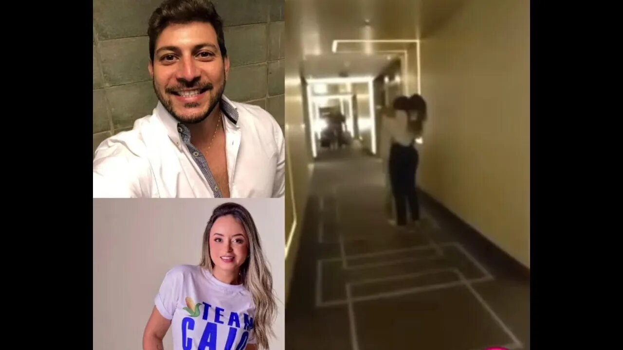 BBB21: CAIO REENCONTRA A NOIVA WALLERIA NO HOTEL ( CAIO ELIMINADO REENCONTRA A NOIVA ) BBB 21 !!