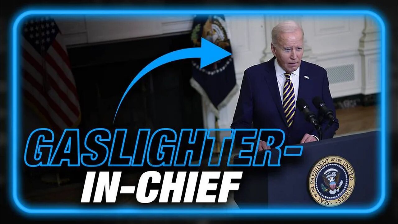 GASLIGHTING- Biden Claims ‘Only Reason Border Not Secure Is Donald Trump’