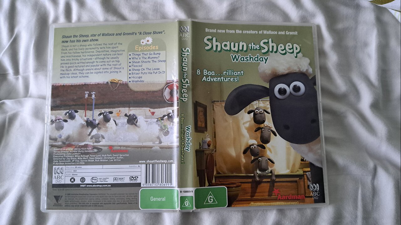 Shaun the Sheep: Washday 2008 Australian DVD (Region Free)