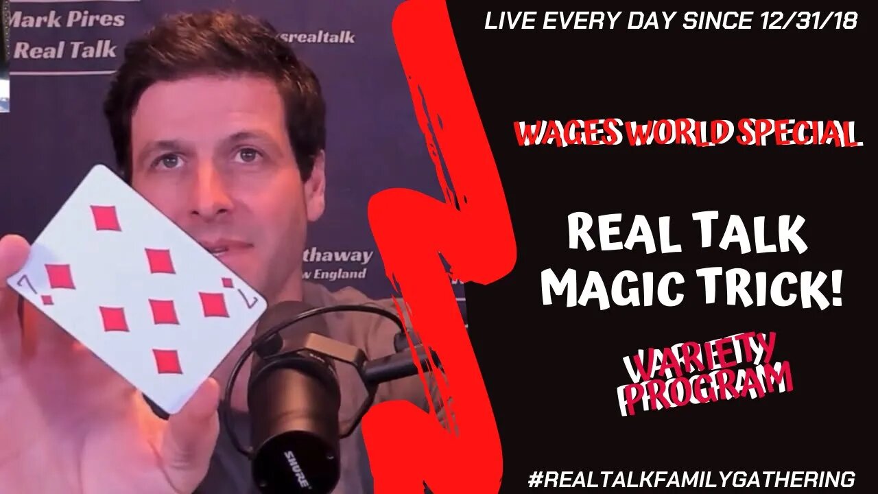 Real Talk Magic Trick! Live Right after for SNL Day 657 In A Row!