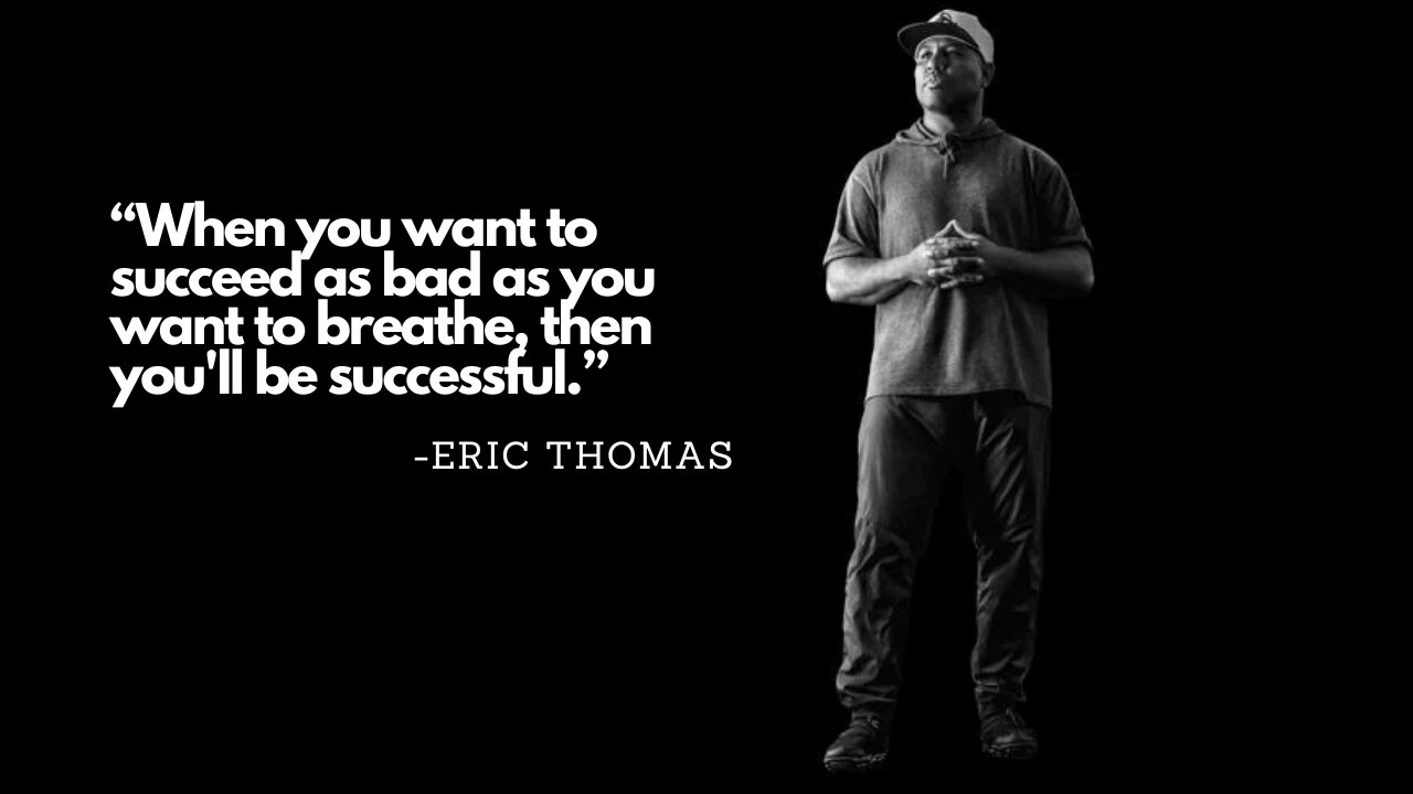 Eric Thomas Motivational Speech "I'm gonna tell You a Story"