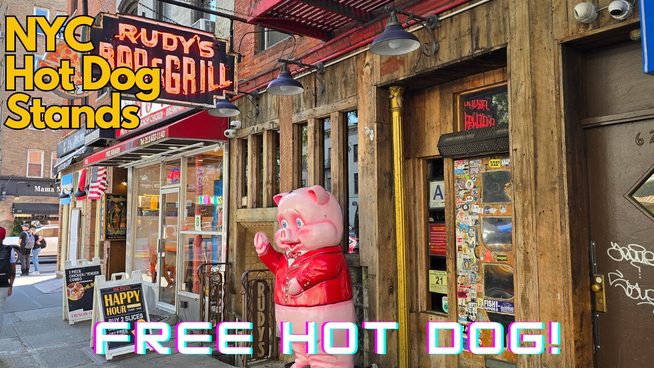 Rudy's Bar: FREE HOT DOG!