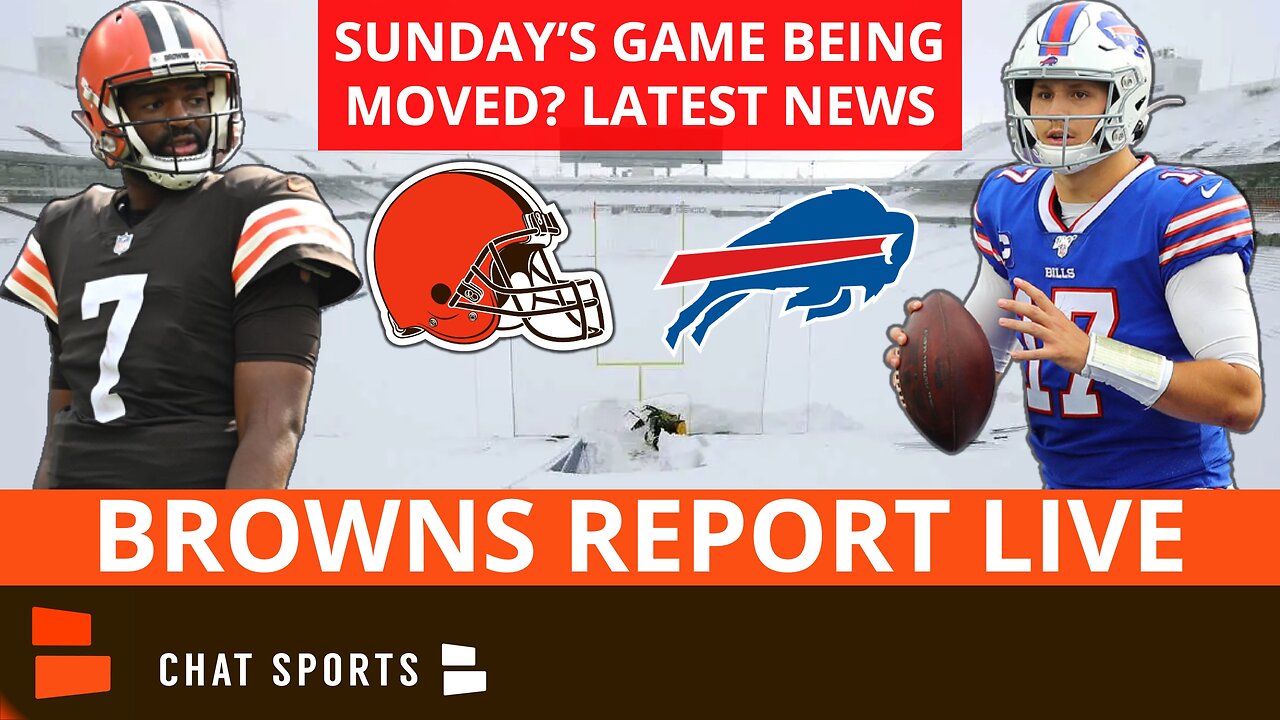 LIVE Browns News & Rumors On Week 11 vs Bills Snow Storm: Game Being Moved?