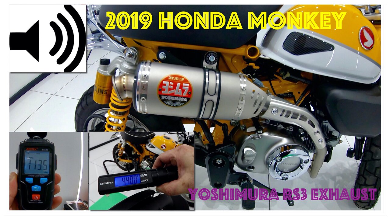 Honda Monkey 125 Yoshimura RS3 Exhuast Install Video